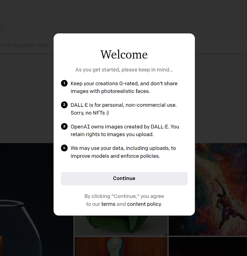 DALL-E 2 User Guidelines